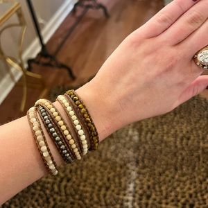 Chan Luu mixed stone wrap bracelet